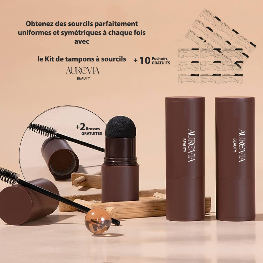 Kit de tampons à sourcils - Redonnez vie à votre sourcils