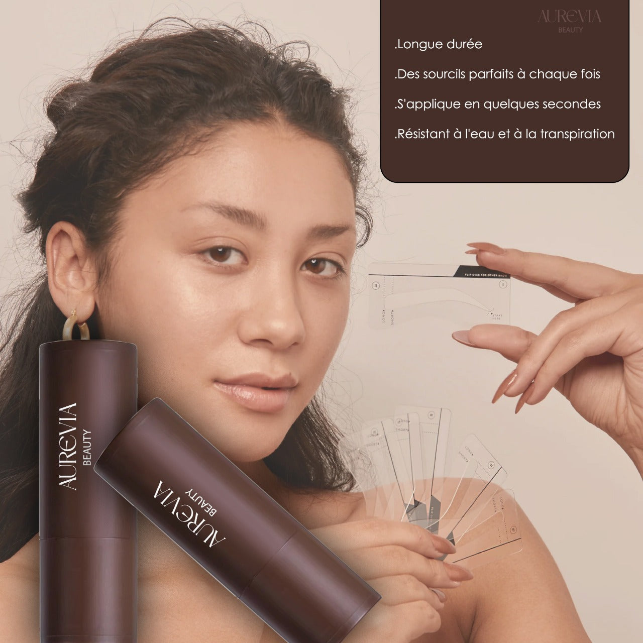 Kit de tampons à sourcils - Redonnez vie à votre sourcils