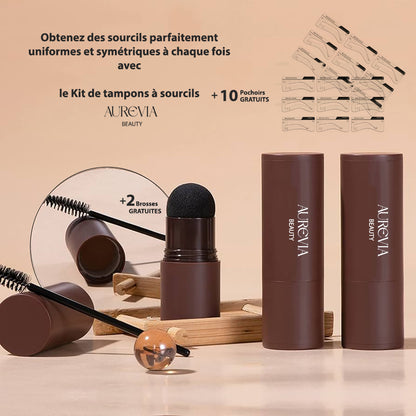 Kit de tampons à sourcils - Redonnez vie à votre sourcils
